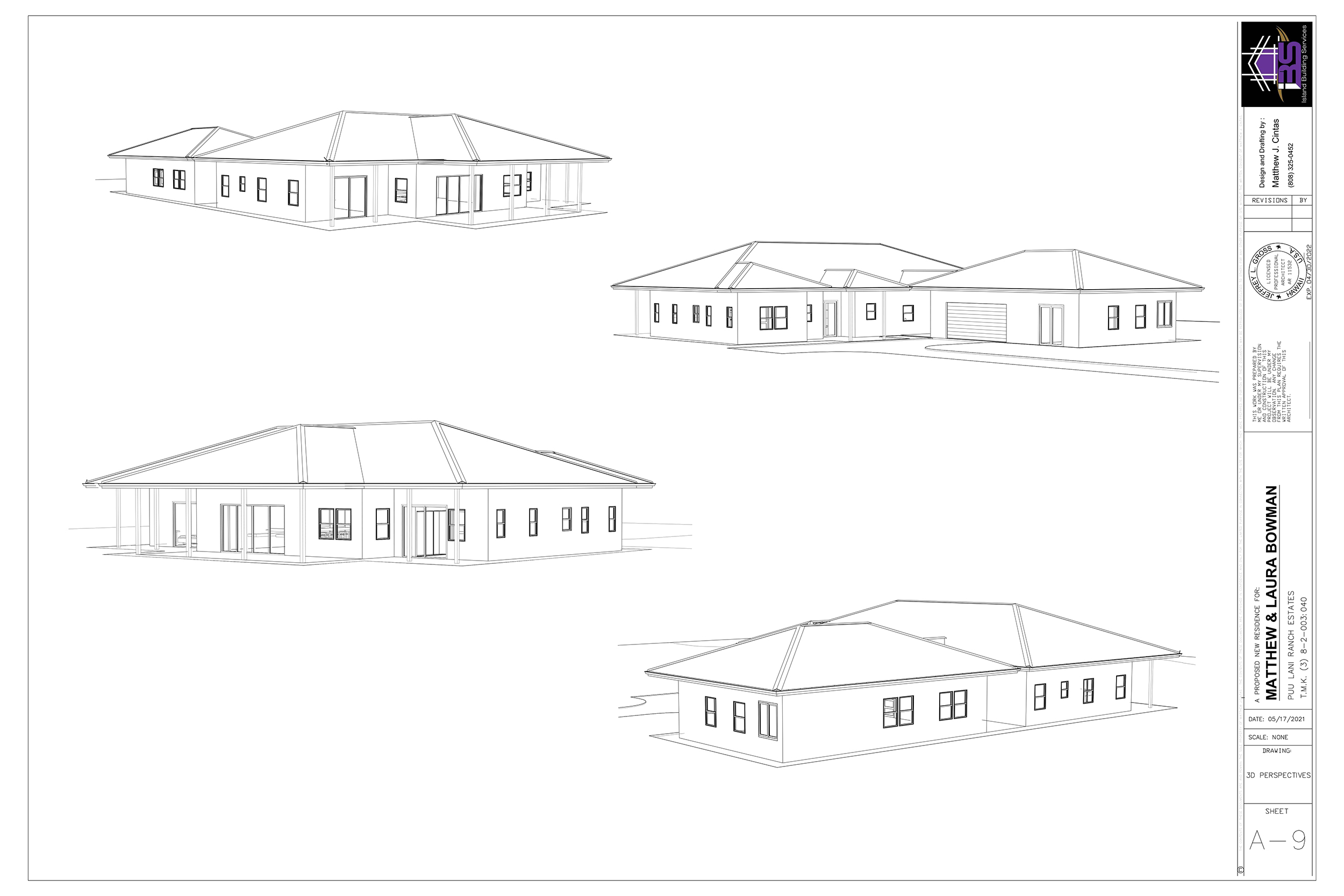 Architectural blueprint background